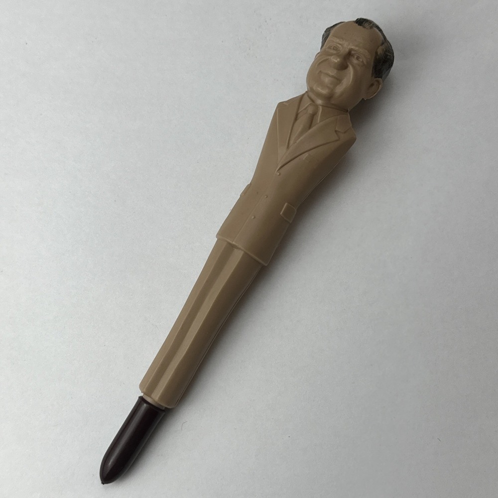 Vintage Richard Nixon 3D Figure Pen Presidential Campaign Memoribilia Election